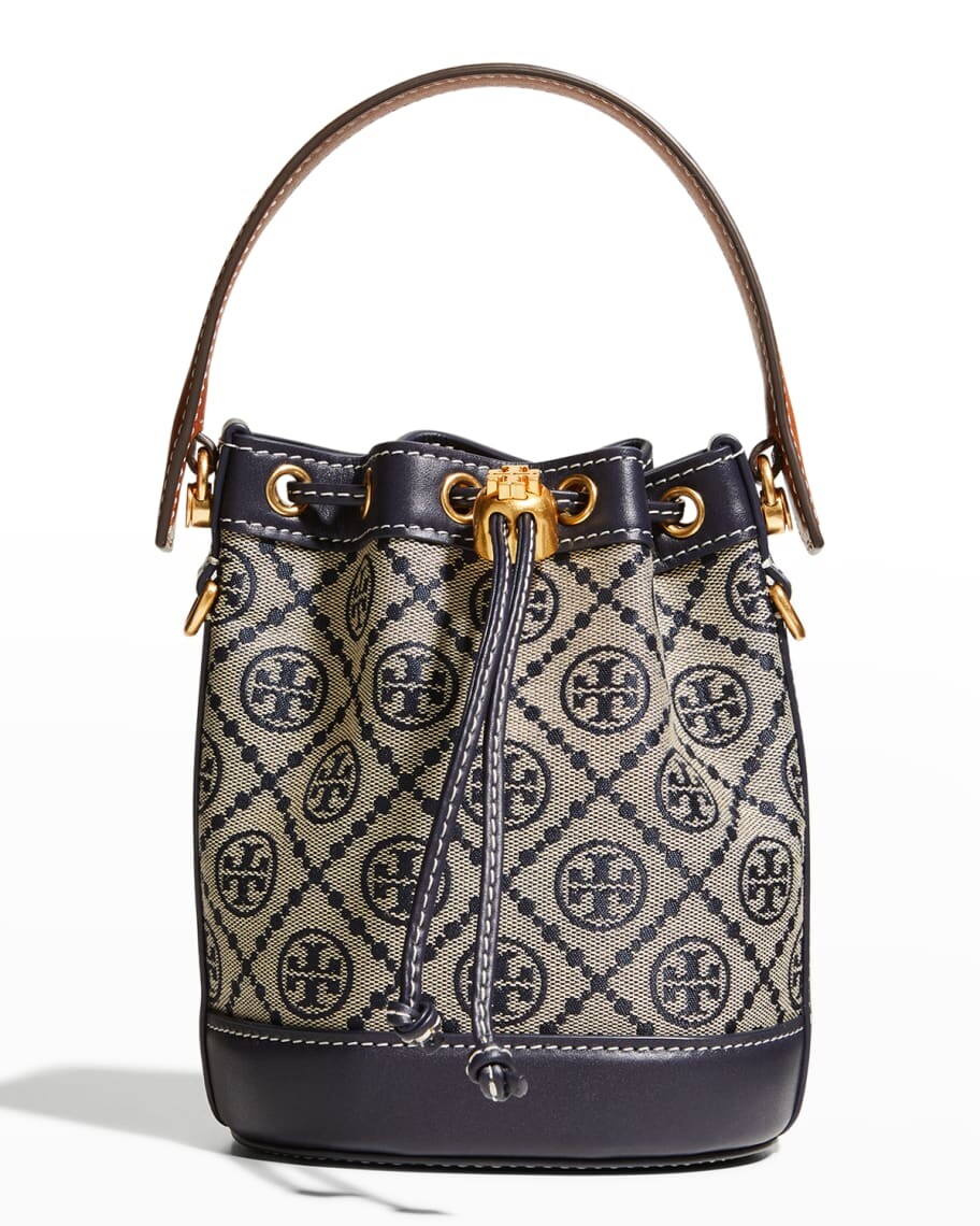 

Жаккардовая мини-сумка-мешок T-Monogram Tory Burch