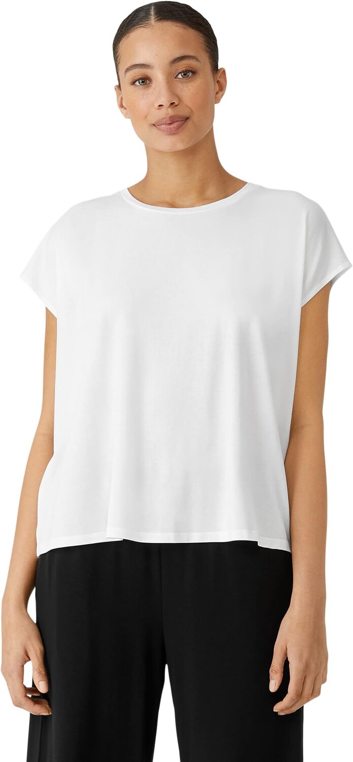 

Свободный топ Eileen Fisher, белый