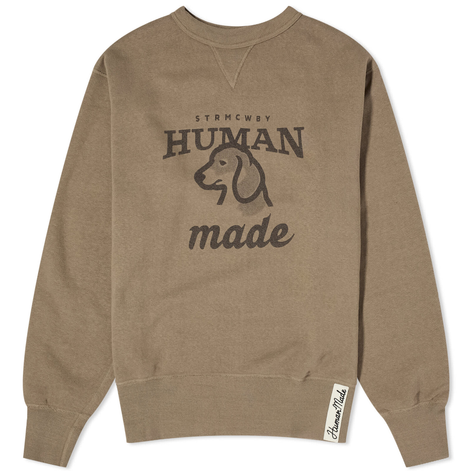 

Свитшот Human Made Dog, зеленый