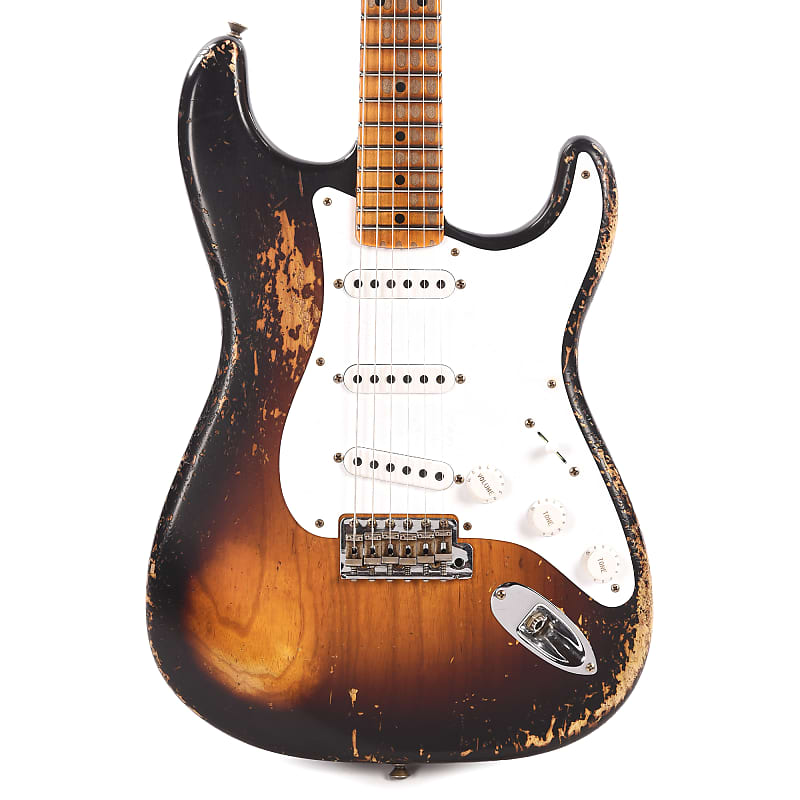 

Электрогитара Fender Custom Shop Limited Edition 70th Anniversary 1954 Stratocaster Super Heavy Relic Wide-Fade 2-Color Sunburst