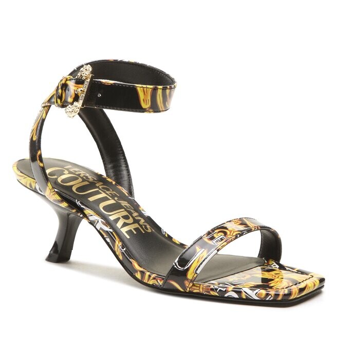 

Сандалии Versace Jeans Couture, черный желтый