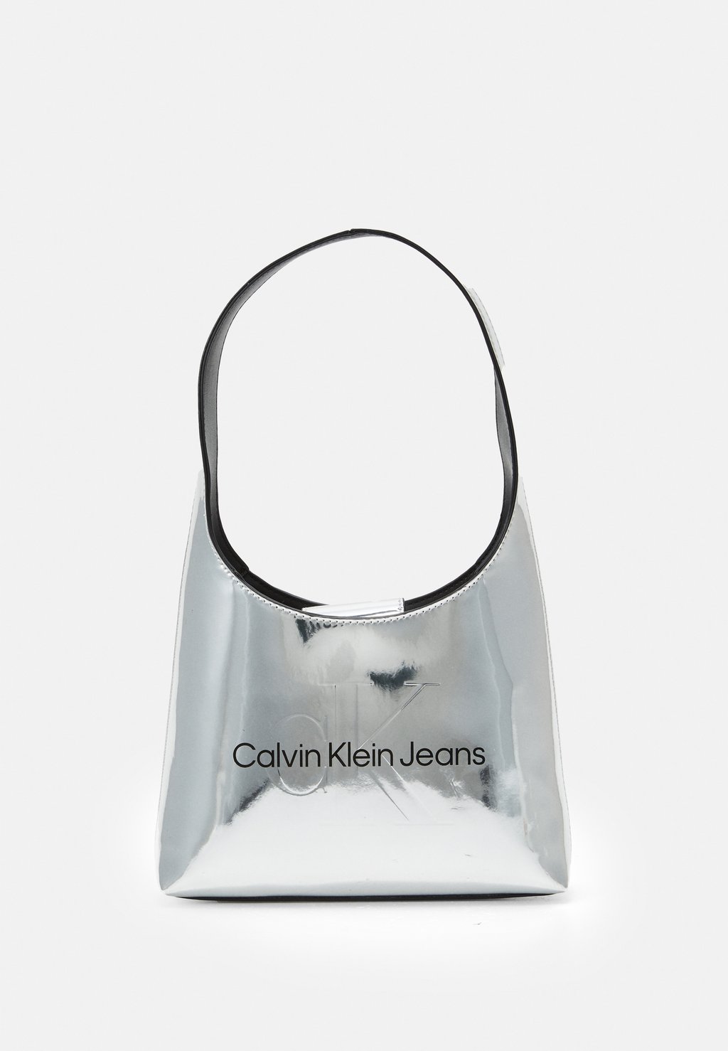 Сумочка Calvin Klein Jeans SCULPTED BAG, серебристый сумочка calvin klein jeans sculpted bag цвет frosted almond