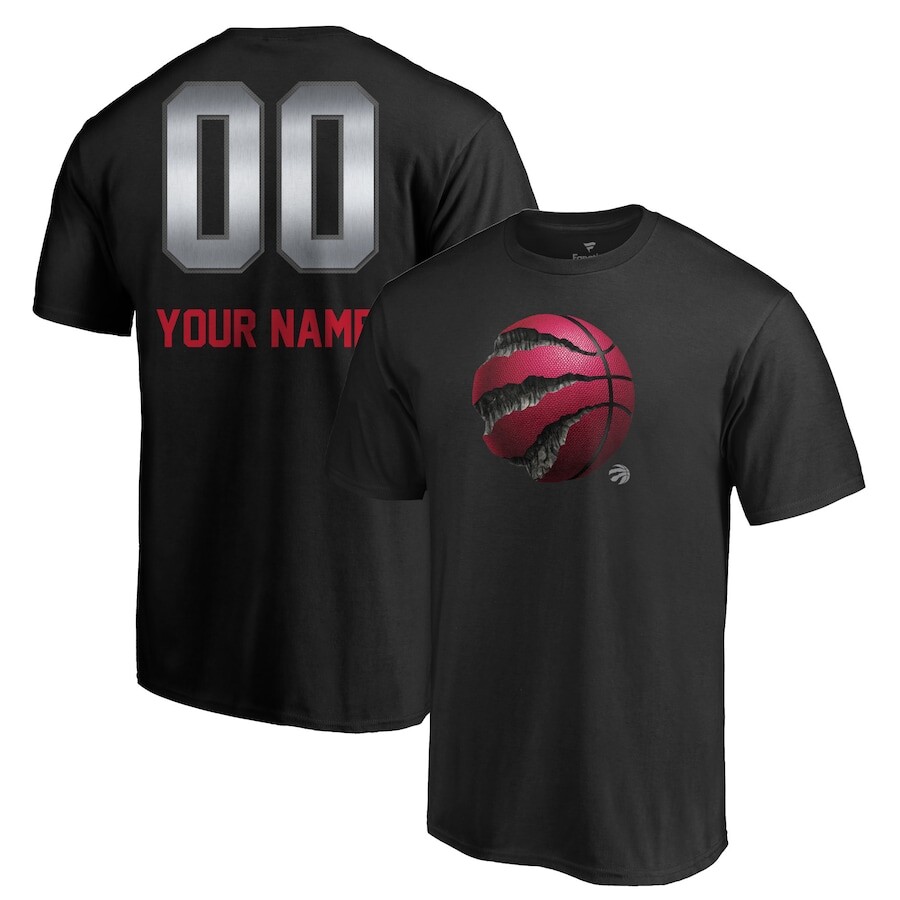 

Футболка с коротким рукавом Fanatics Branded Toronto Raptors, черный