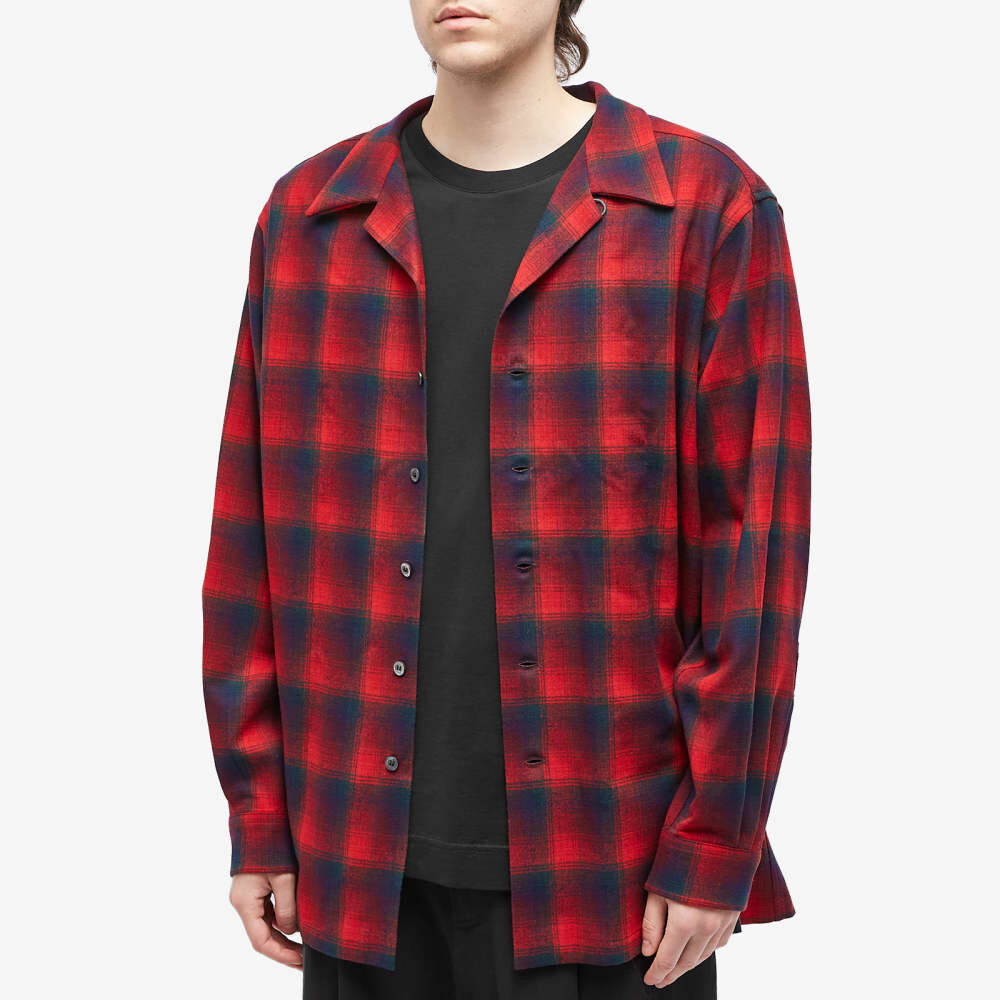 

Верхняя рубашка с воротником-стойкой Maison Margiela x Pendleton, красный