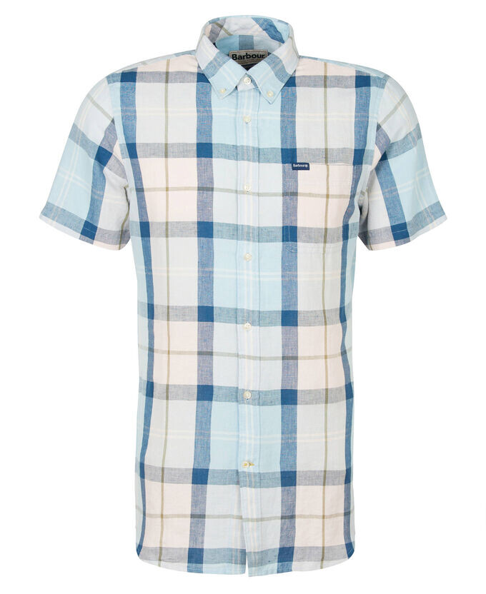 

Рубашка Angus индивидуального кроя Barbour, синий