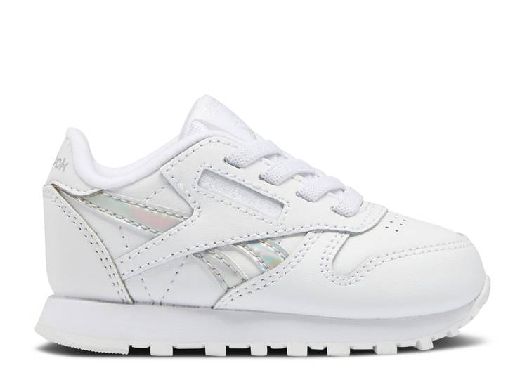 

Кроссовки Reebok CLASSIC LEATHER TODDLER 'WHITE IRIDESCENT', белый