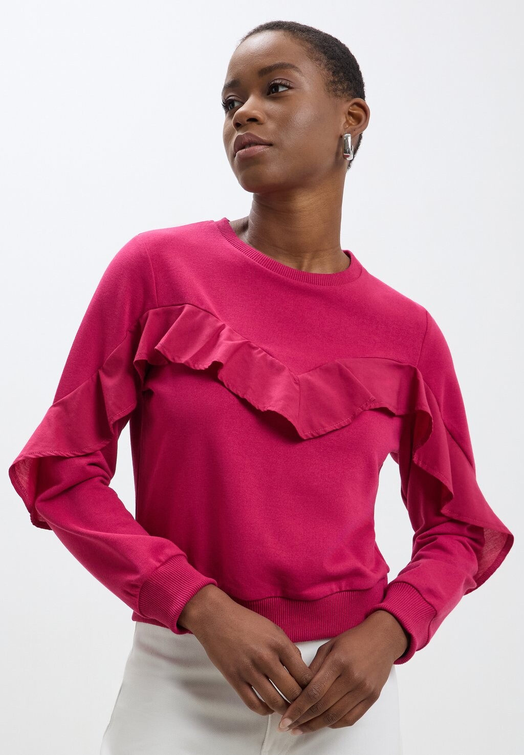 

Свитер Maglione Con Rouches Calliope, цвет fucsia