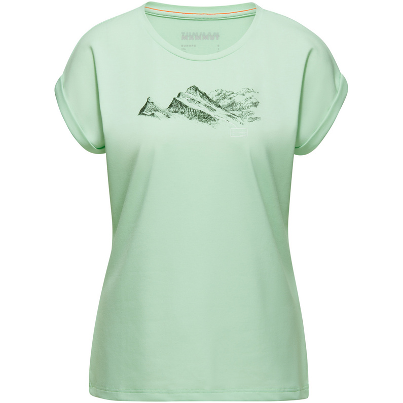 Женская футболка Mountain Finsteraarhorn Mammut, зеленый