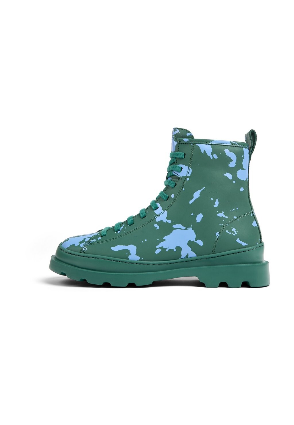 

Ботильоны на шнуровке Camper БРУТ, цвет grün hellblau