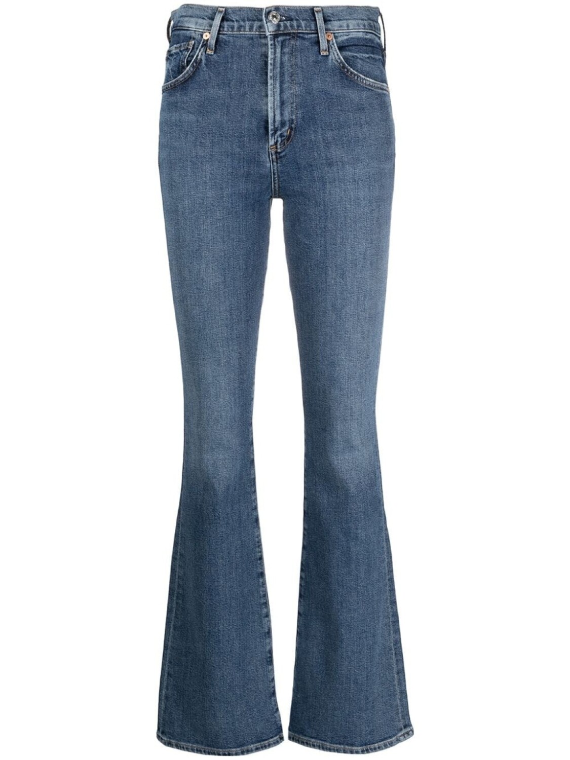 

Citizens of Humanity джинсы bootcut Lilah с завышенной талией, синий