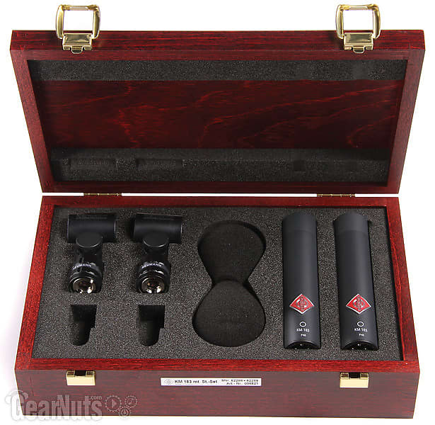 цена Микрофон Neumann KM 183 mt Small Diaphragm Omnidirectional Condenser Microphone Matched Stereo Pair