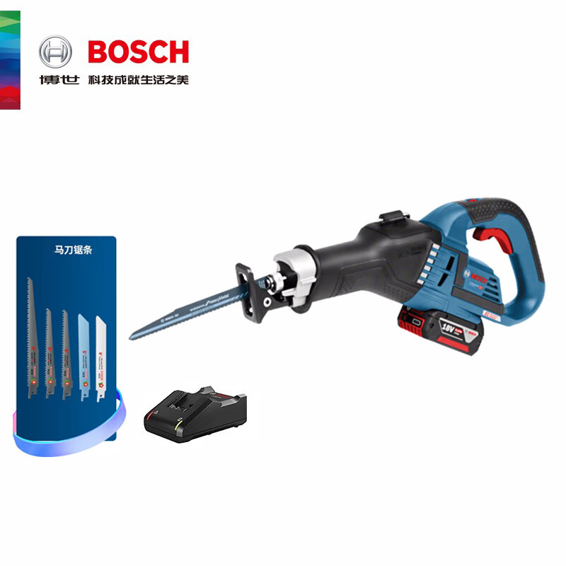 Сабельная пила Bosch GSA18V-32 + аккумулятор 4.0Ah, пильное полотно