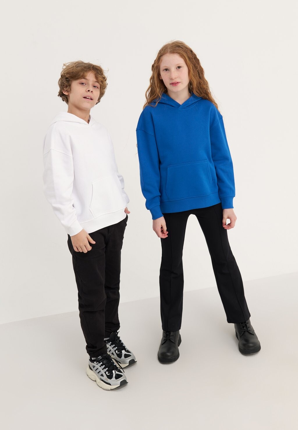 Толстовка 2 PACK UNISEX Yourturn Kids, цвет white/blue базовая футболка unisex 2 pack yourturn kids цвет off white blue