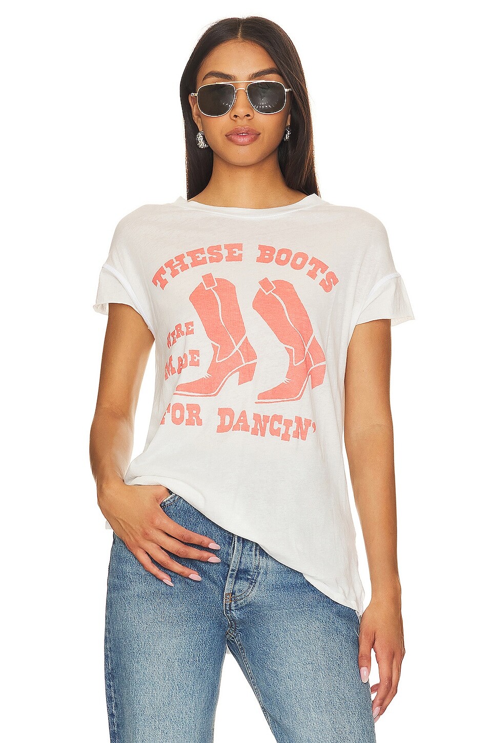 

Ботинки Junk Food These Were Made For Dancin' Tee, цвет Vintage White