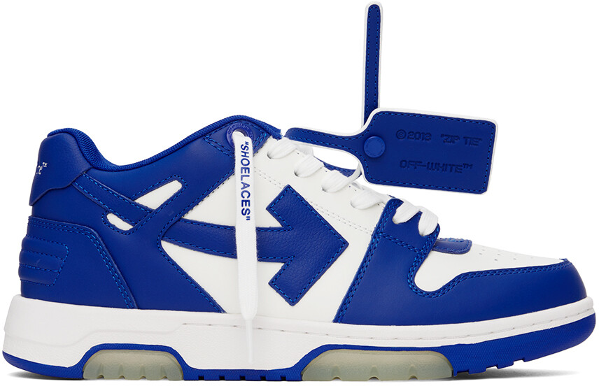 

Темно-сине-белые кроссовки Out Office Off-White, цвет White/Navy