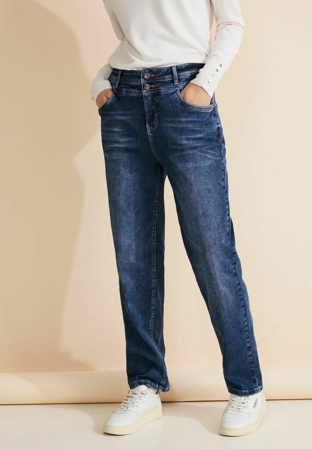 

Джинсы прямого кроя CASUAL FIT Street One, цвет blau