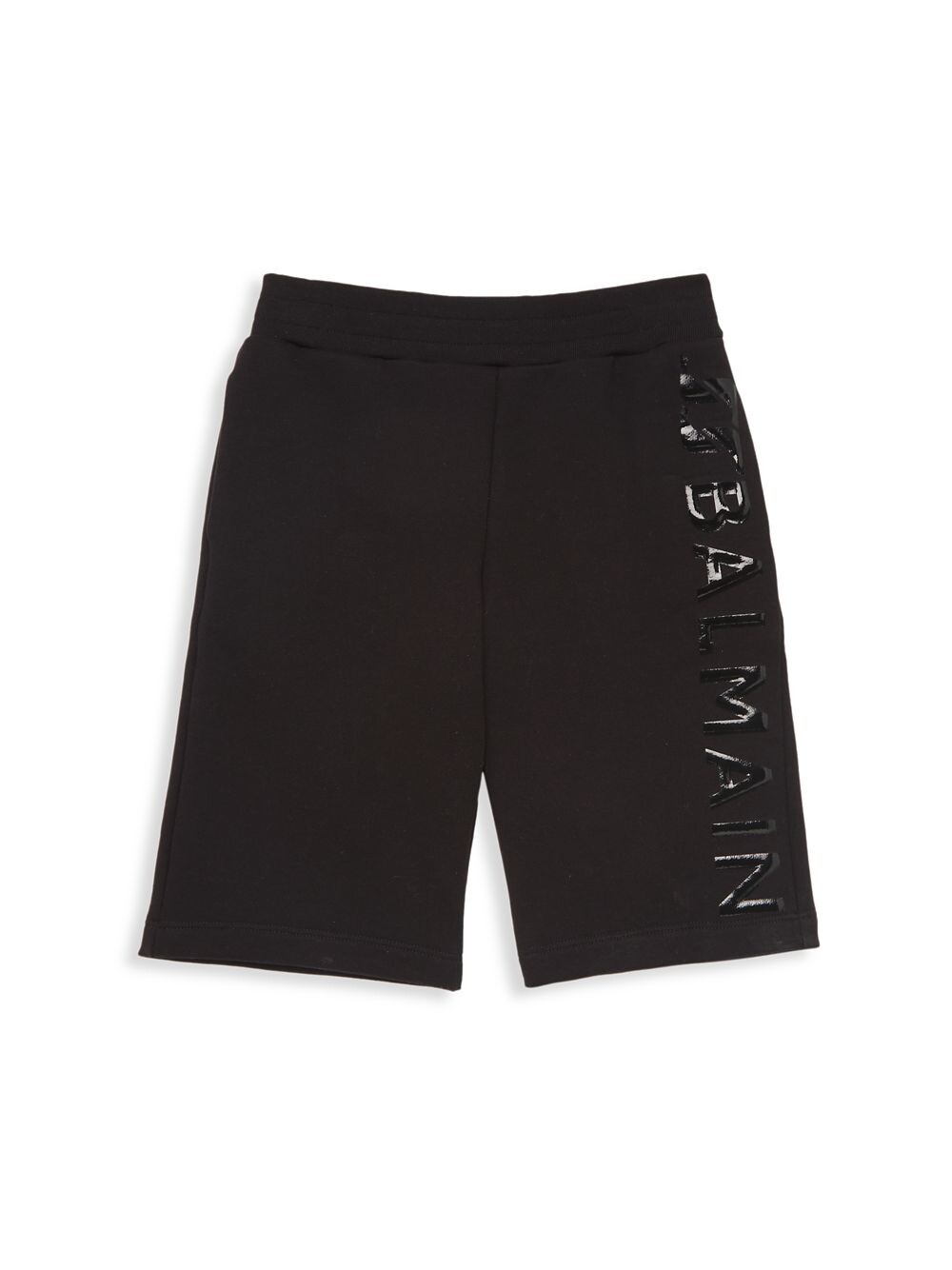 

Спортивные шорты-бермуды Little Kid's & Kid's Logo Balmain, черный