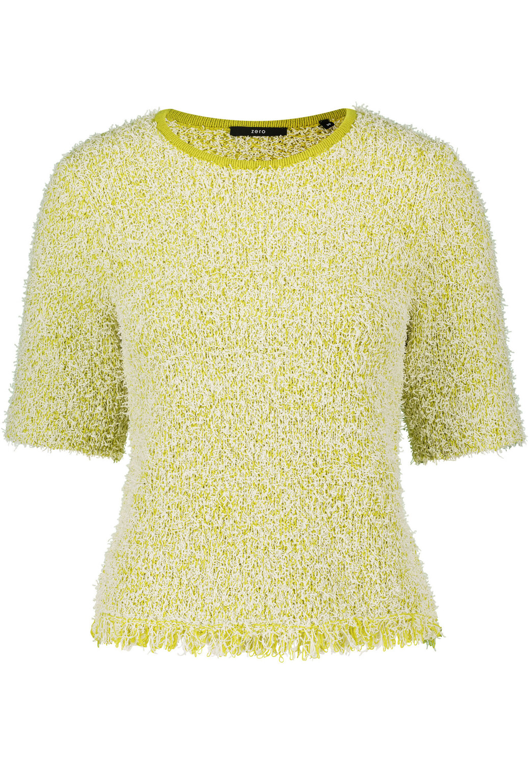 

Свитер Zero Sommer kurzarm mit Fransen, цвет GreenWhite