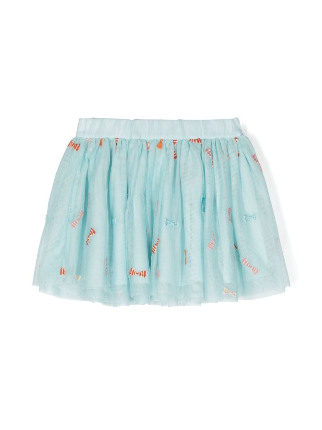 

Stella McCartney Kids пышная юбка с вышивкой, синий