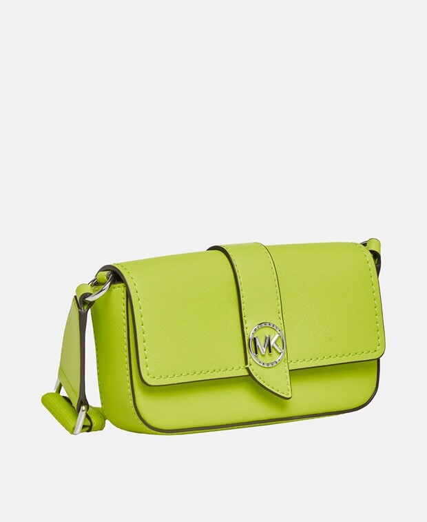 

Кожаная сумка-мессенджер Michael Michael Kors, зеленый