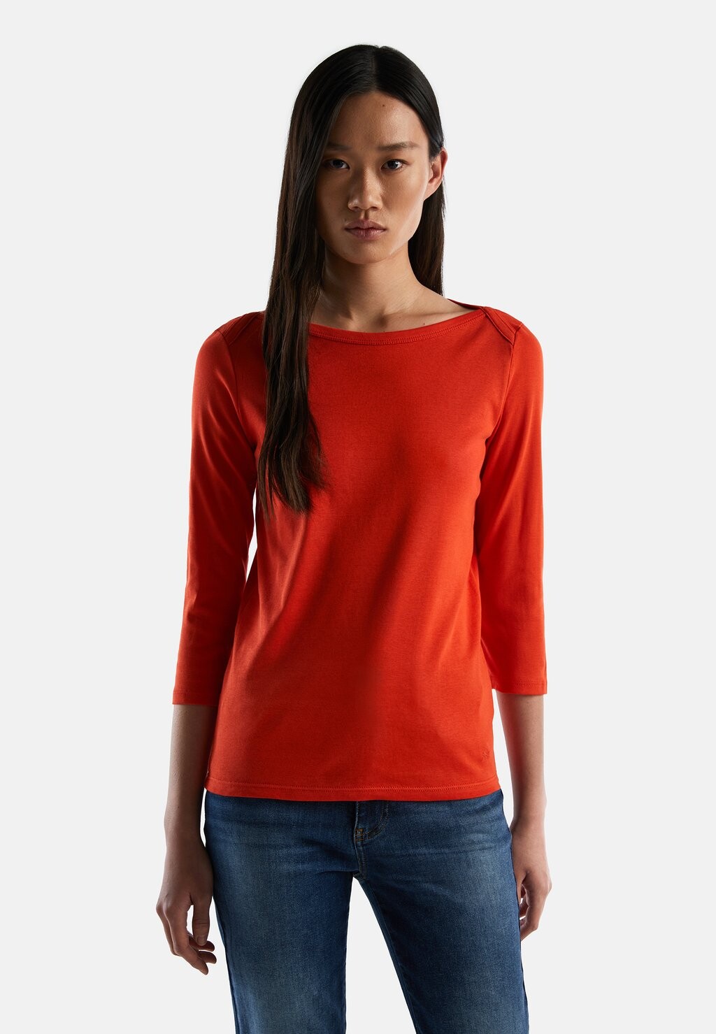 

Рубашка с длинным рукавом United Colors of Benetton, красный