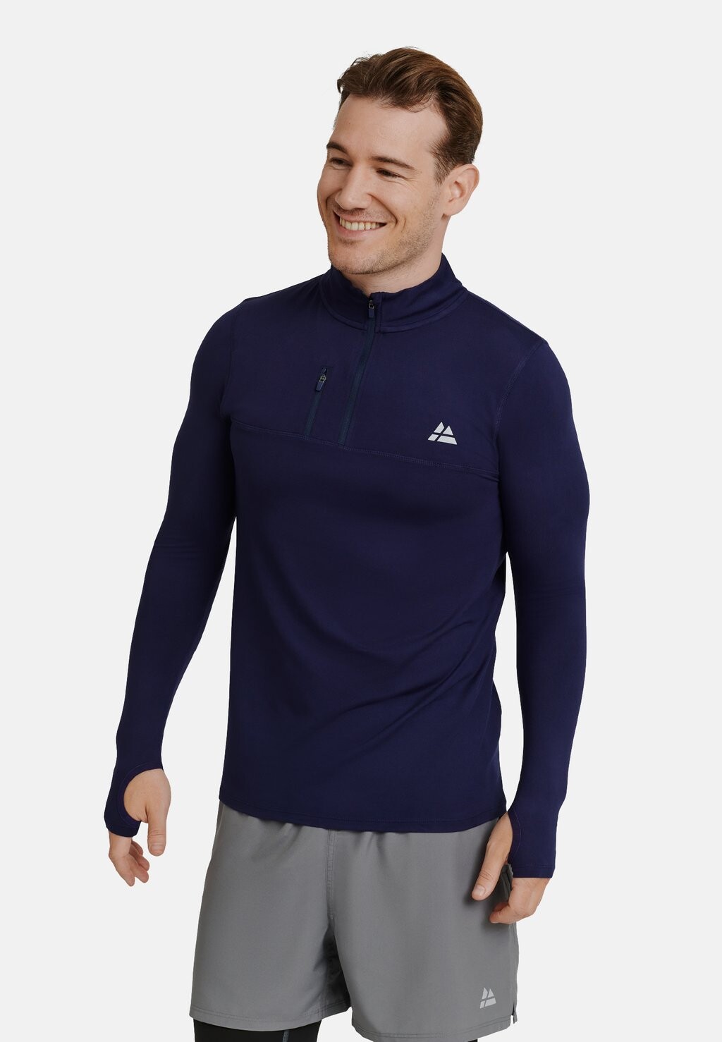 

Рубашка с длинными рукавами HALF ZIP Danish Endurance, цвет navy