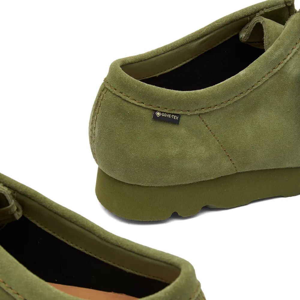 Clarks Originals Wallabee Gore-Tex, зеленый ботинки clarks originals wallabee gore tex цвет blue grey suede