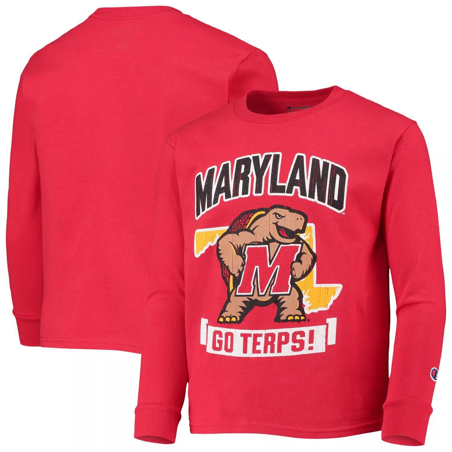 

Красная футболка команды талисмана среди юниоров Maryland Terrapins Strong Champion