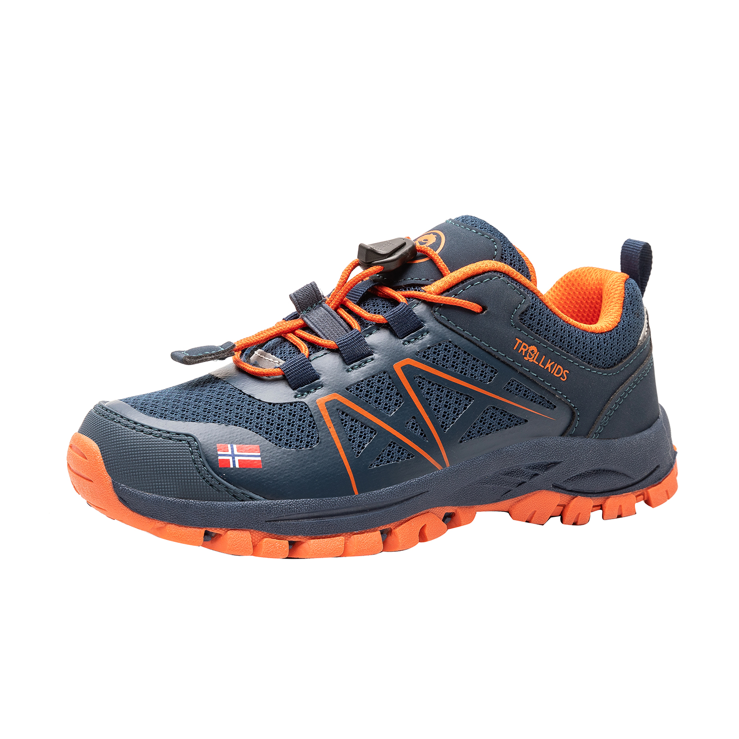 

Кроссовки Trollkids Hiker Low Sandefjord, цвет Mystik Blau / Orange