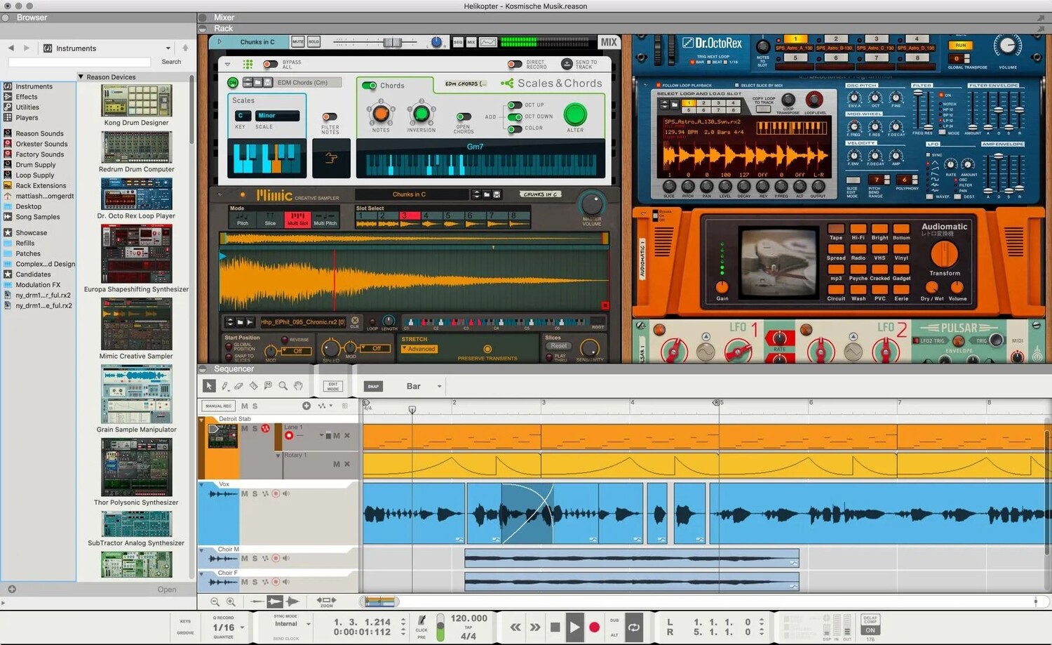 

Reason Studios Reason 12 — версия для студентов/учителей