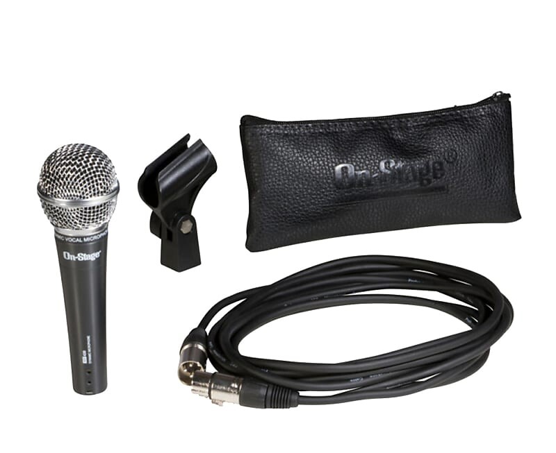 

Микрофон On-Stage AS420V2 Microphone with Clip and XLR Cable