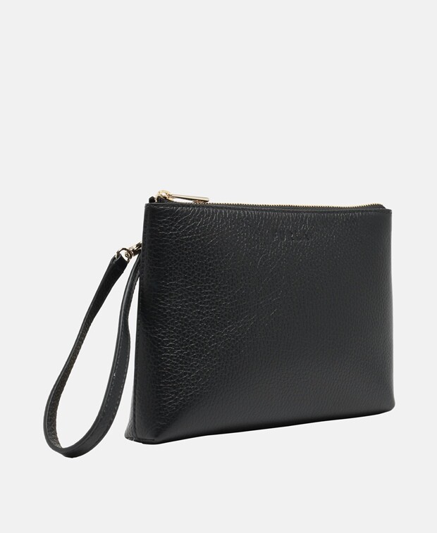

Кожаный клатч Furla, черный