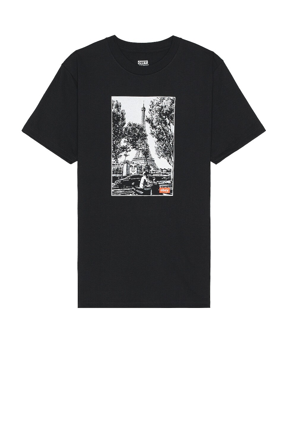 

Футболка Obey Paris Photo, черный