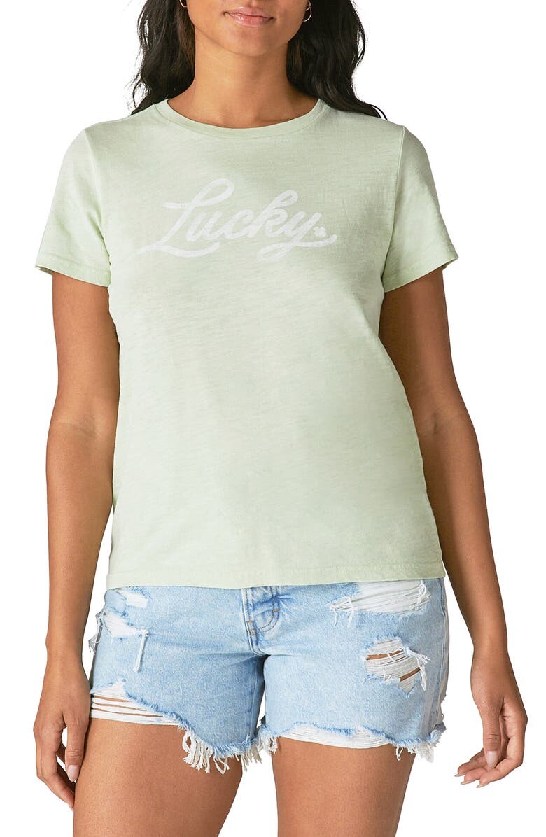 

футболка с логотипом LUCKY BRAND