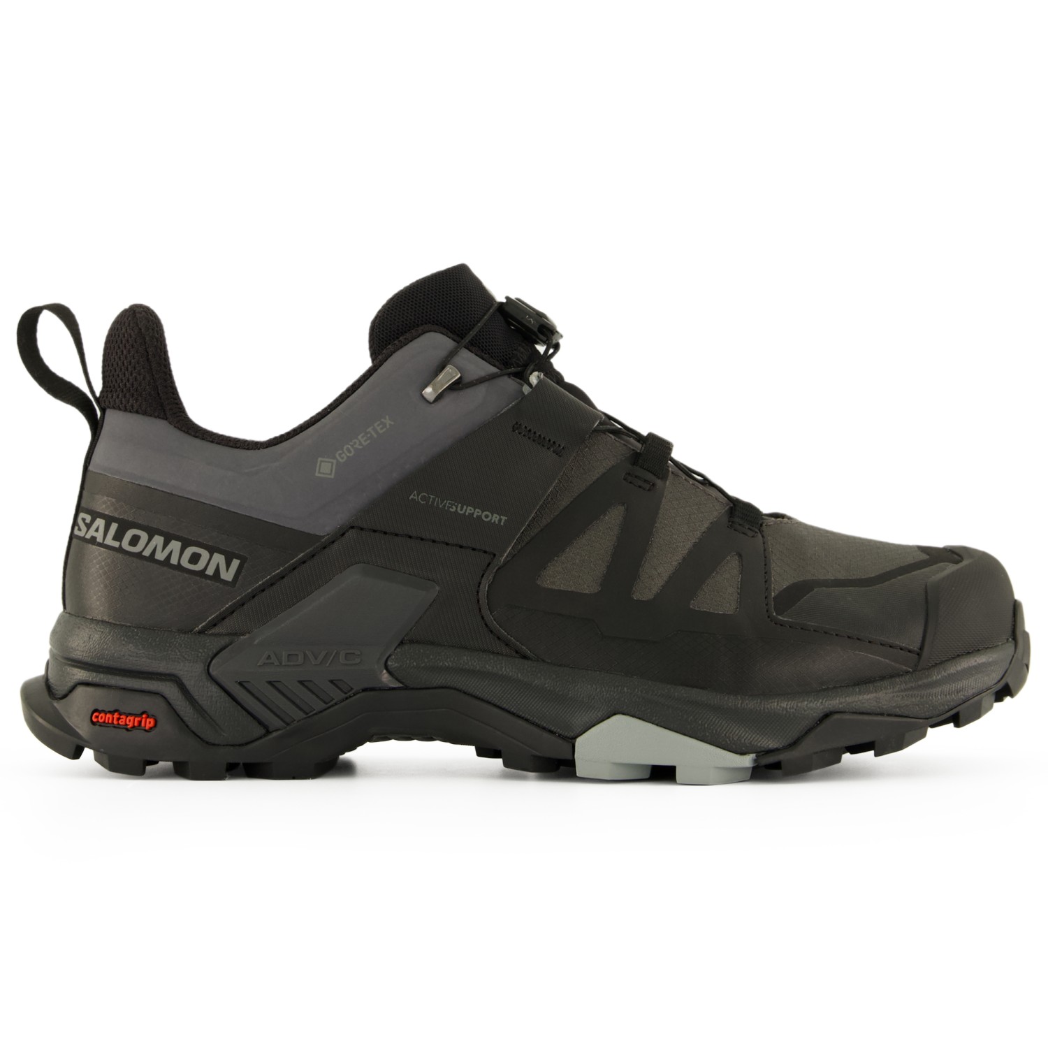 Мультиспортивная обувь Salomon X Ultra 4 Wide GTX, цвет Magnet/Black/Monument кроссовки salomon размер 8 серый