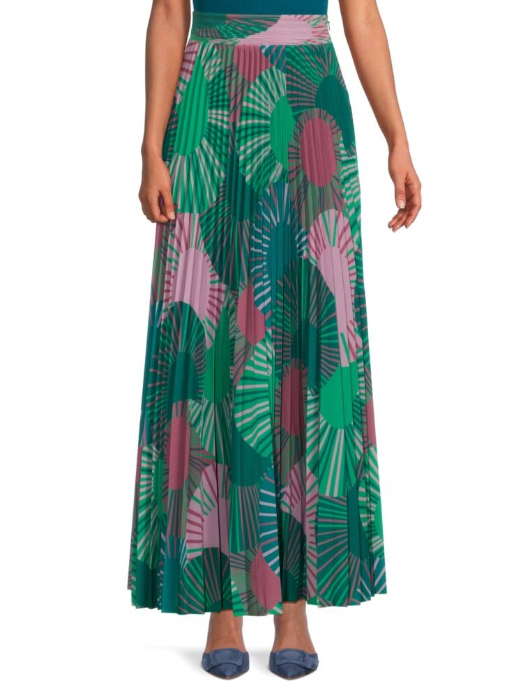 

Юбка макси со складками Jupe Ba&Sh, цвет Green Multicolor