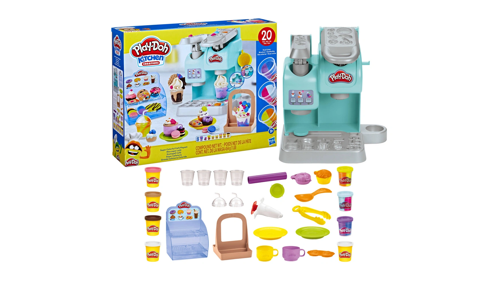 Hasbro Веселое кафе-месильщик Playdoh пластилин color puppy веселое кафе 95365