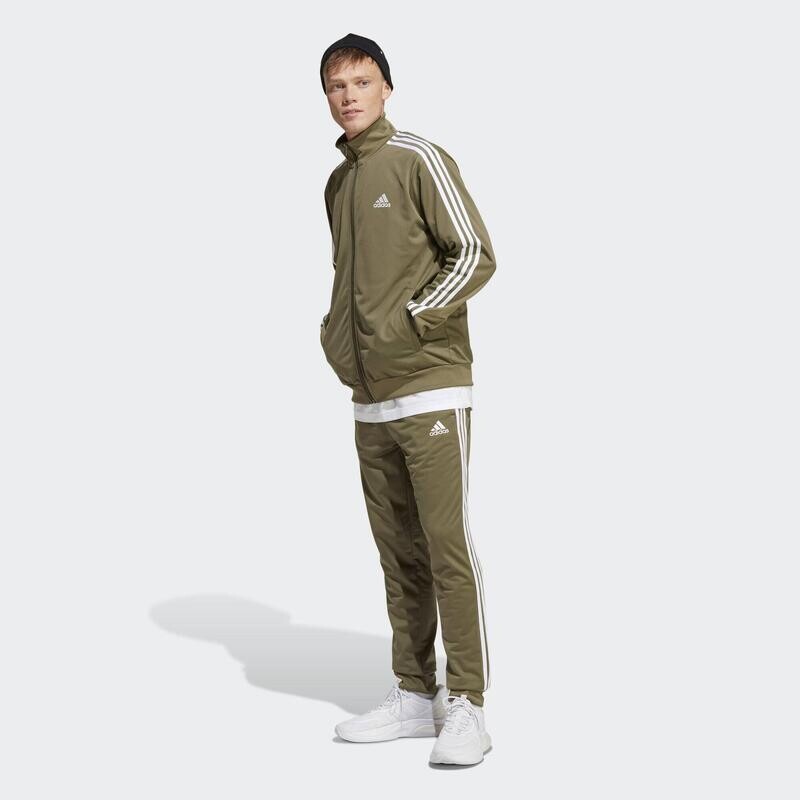 

Базовый спортивный костюм из трикотажа с 3 полосками ADIDAS, цвет verde