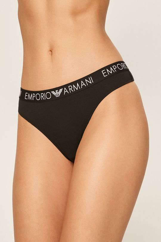 Emporio Armani - Стринги (2 пары) 163333.CC318 Emporio Armani Underwear, черный
