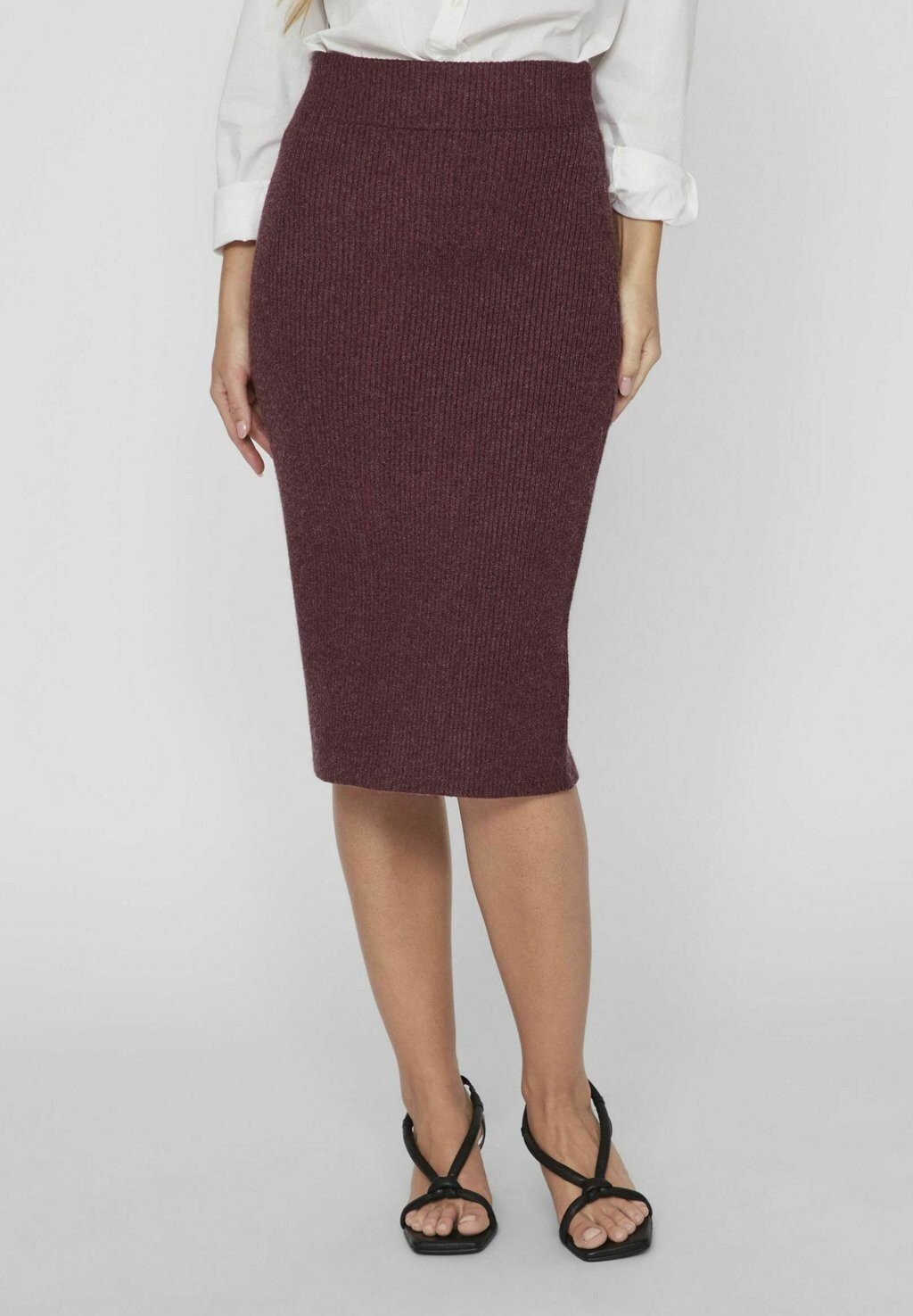 

Юбка VILA VIRIL PENCIL SKIRT, цвет port royale
