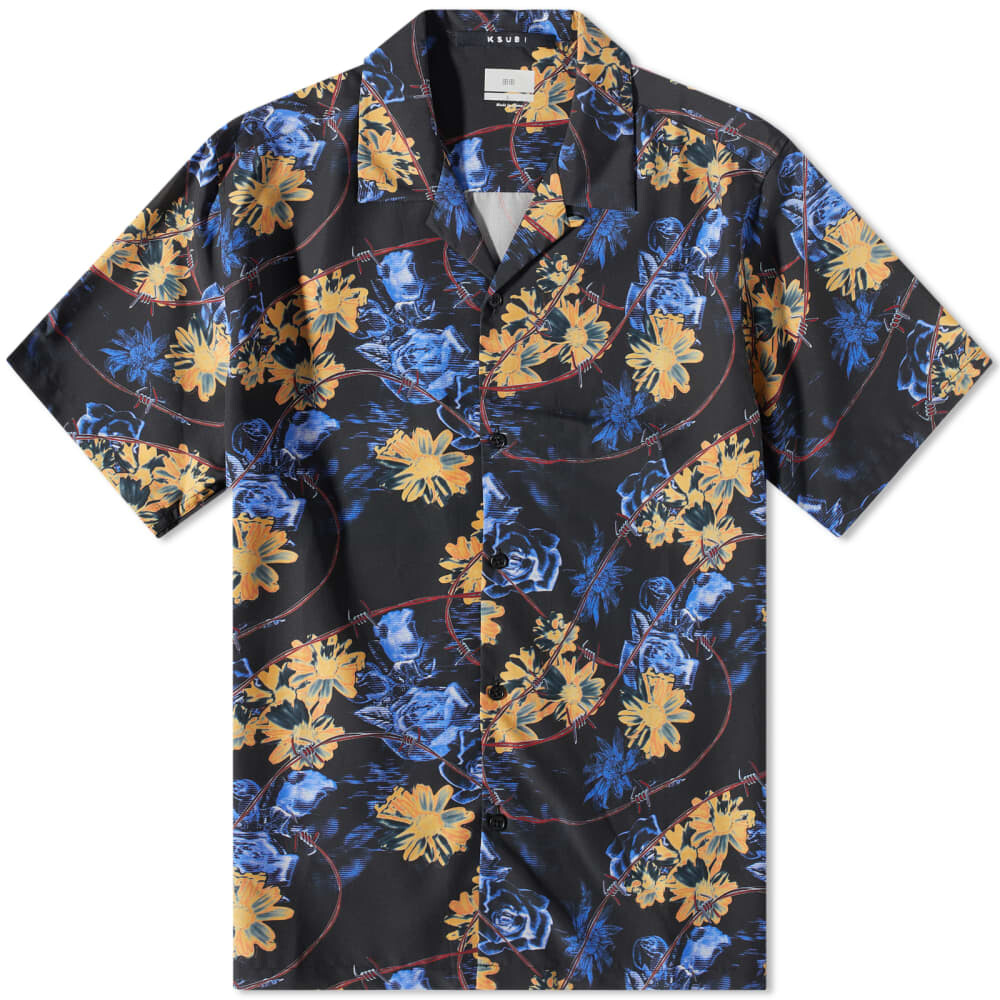 

Рубашка Ksubi Hyper Flower для отдыха, черный