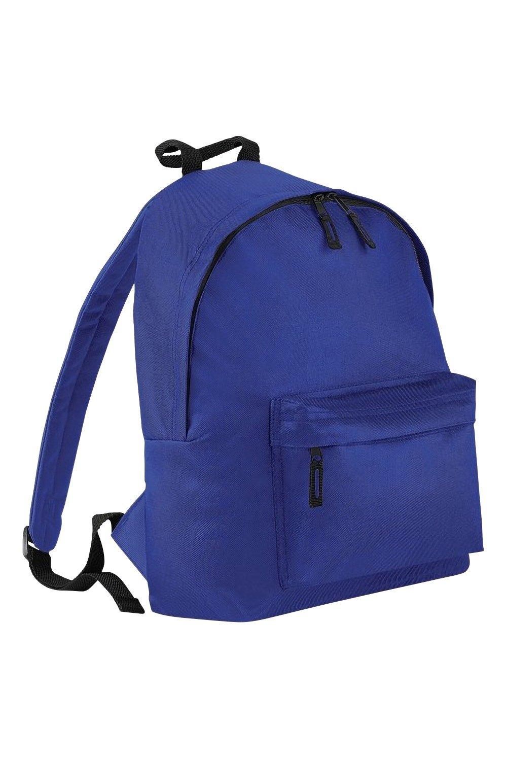 Модный рюкзак / рюкзак (14 литров) (2 шт. в упаковке) Bagbase, синий