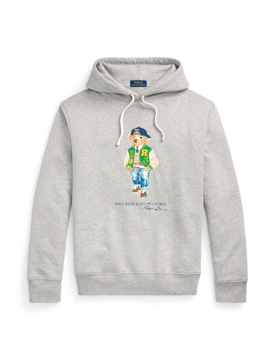 

Худи с мишкой-поло Polo Ralph Lauren, серый