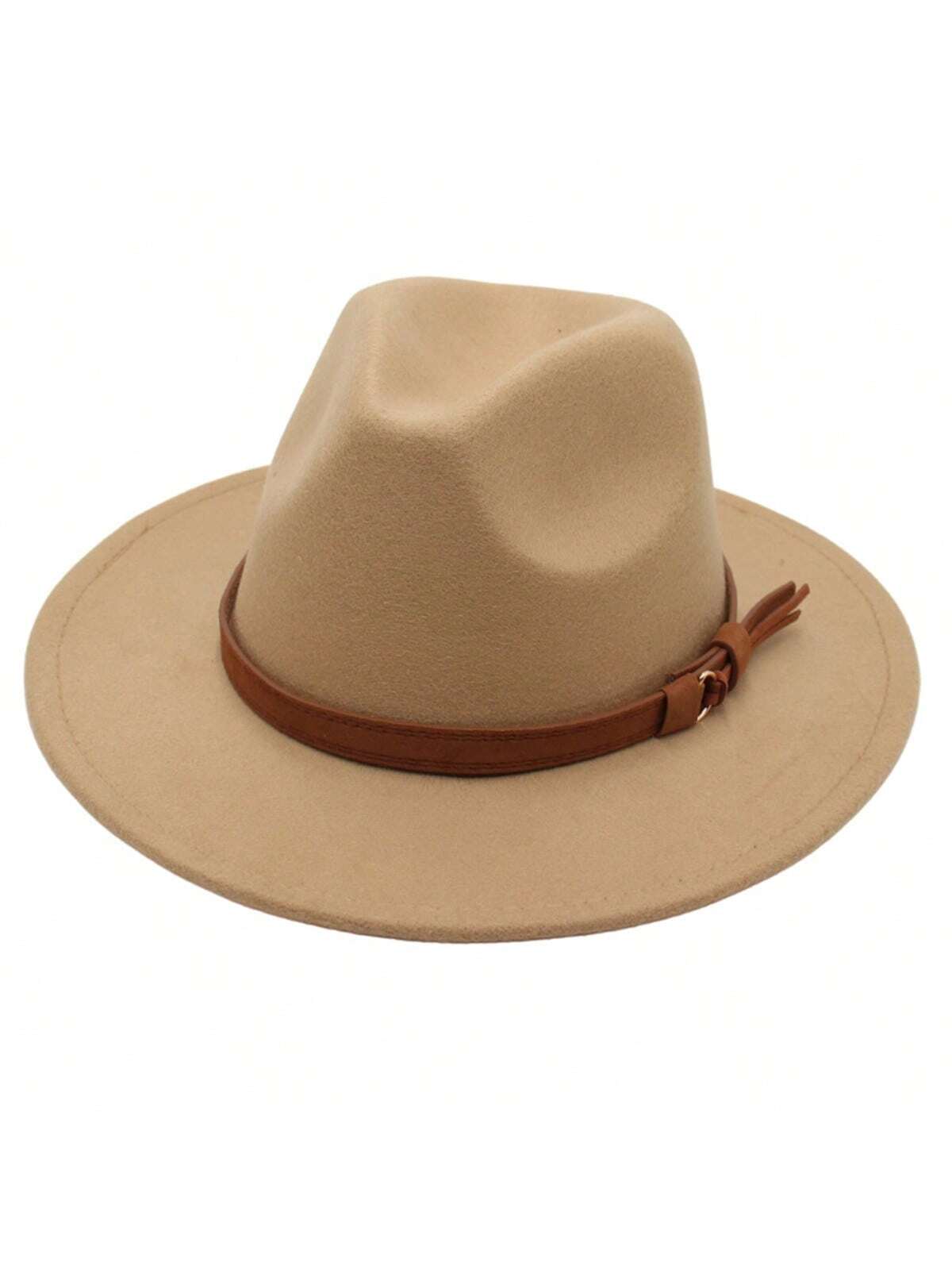 1 шт. черная шляпа Fedora в британском стиле с пряжкой ремня, хаки 40 шт маленькая шляпа декоративная мини шляпа новинка женская модная шляпа мини шляпа декор