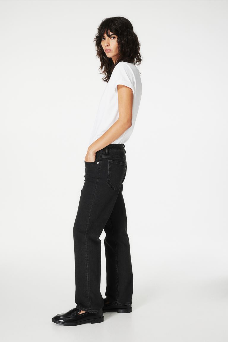 Узкие джинсы до щиколотки стандартной длины H&M узкие классические джинсы до щиколотки h