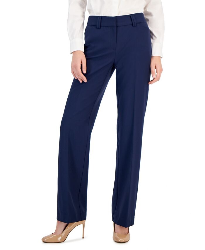 

Миниатюрные брюки Bootcut со средней посадкой I.N.C. International Concepts, синий
