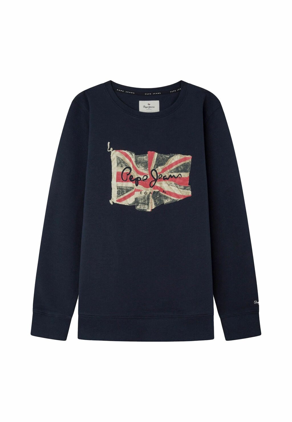 

Топ с длинными рукавами FLAG LOGO CREW Pepe Jeans, цвет navy blue