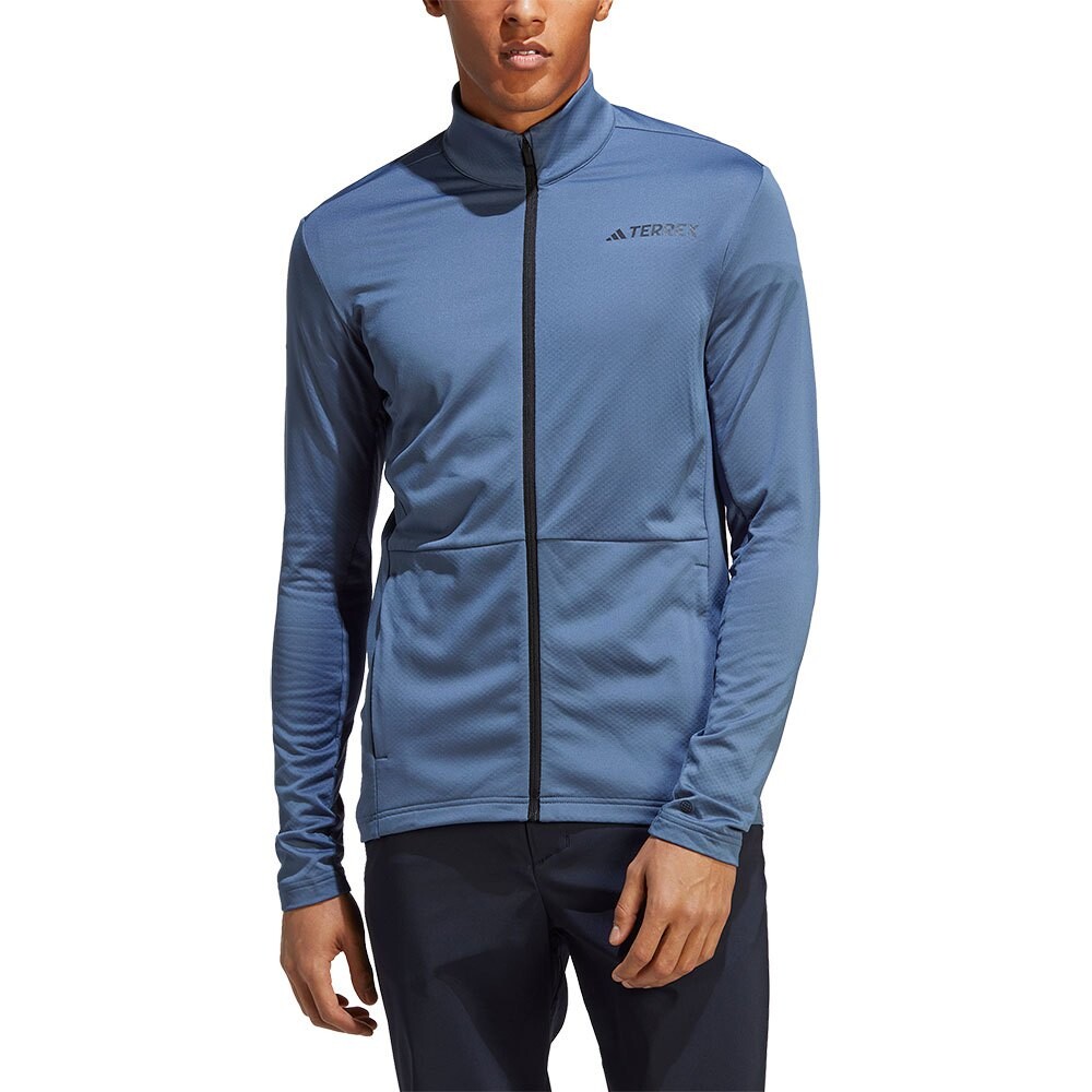 

Толстовка adidas Mt Fleece Full Zip, синий