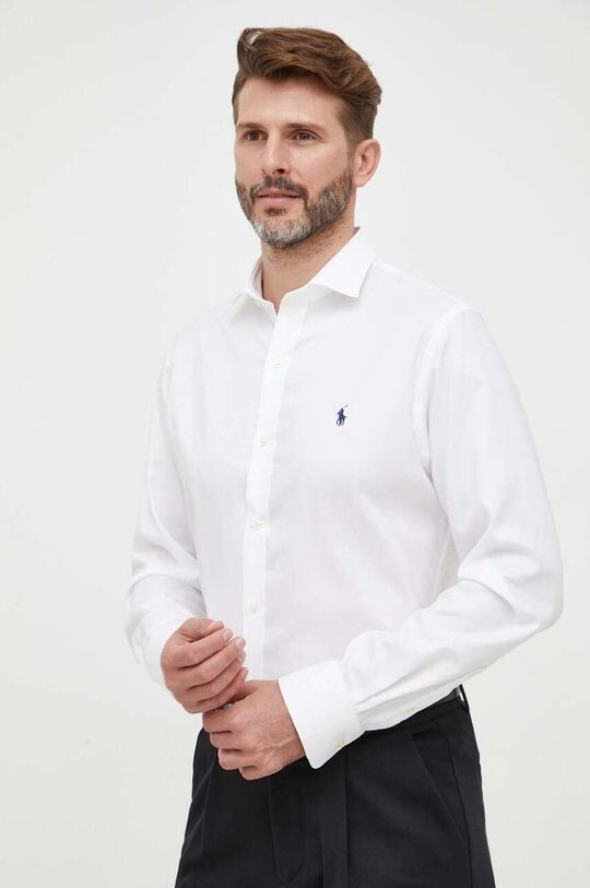 

Хлопковая рубашка Polo Ralph Lauren, белый