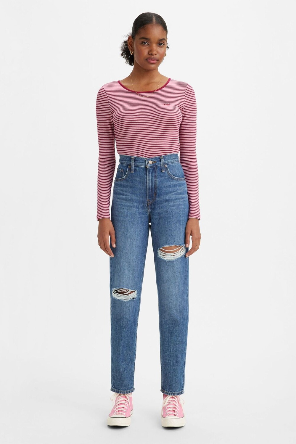 

Джинсы Levis Mom с завышенной талией Levi's, синий